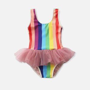 Lola + The Boys Rainbow Tutu Swimsuit | Brand New Condition